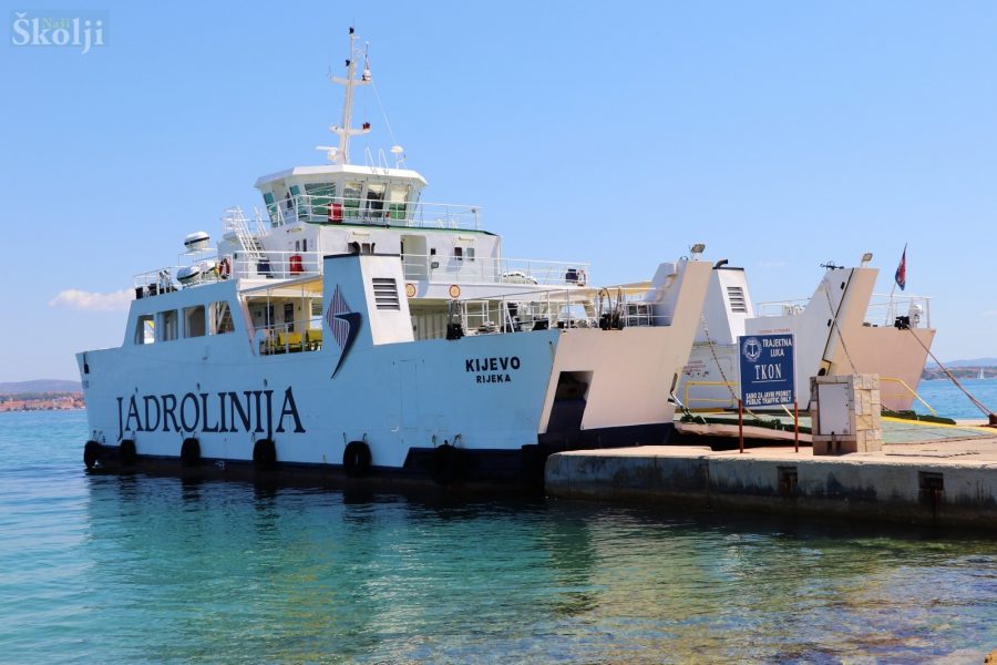 Izmjena reda plovidbe na trajektnoj liniji Tkon – Biograd