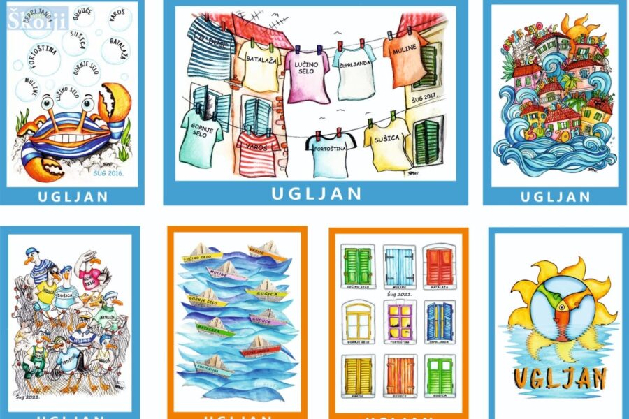 ŠUG plakati Brankice Goja već su desetljeće simbol ljetovanja na Ugljanu