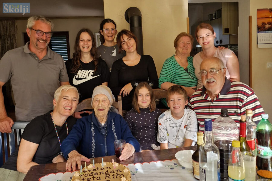 NAJSTARIJA PREČANKA Sretan 107. rođendan, draga teta Rita!