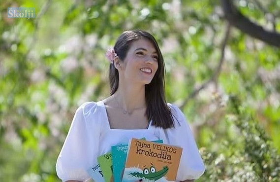 Sarah Stručić iz Preka u Kalima predstavlja slikovnicu “Putovanje srdele Dele”